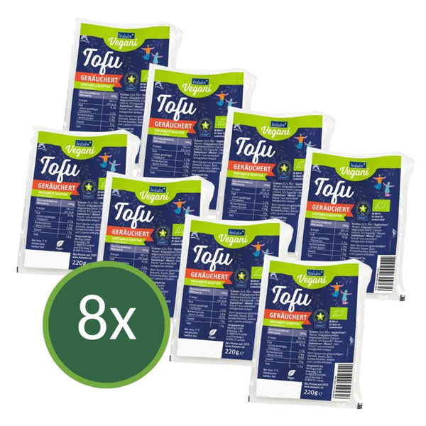 Produktfoto zu Tofu geräuchert 8x220g