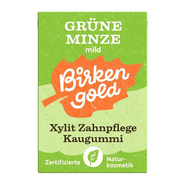 Produktfoto zu Zahnpflege Kaugummi Grüne Minze 28g