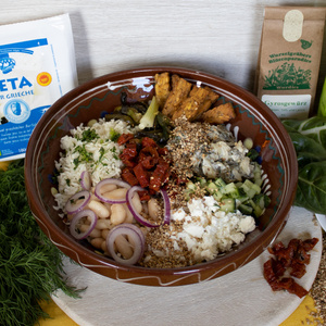 Kalte Brokkoli-Reis Bowl 