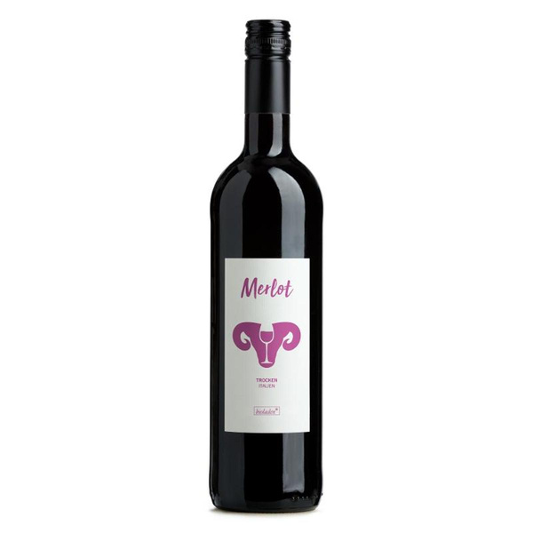 Produktfoto zu Merlot La Cappuccina rot, trocken, 0,75l