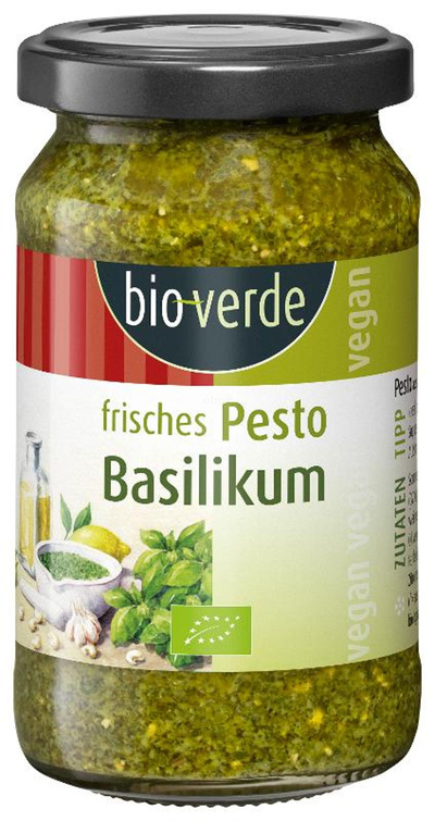 Produktfoto zu Pesto Basilikum frisch vegan