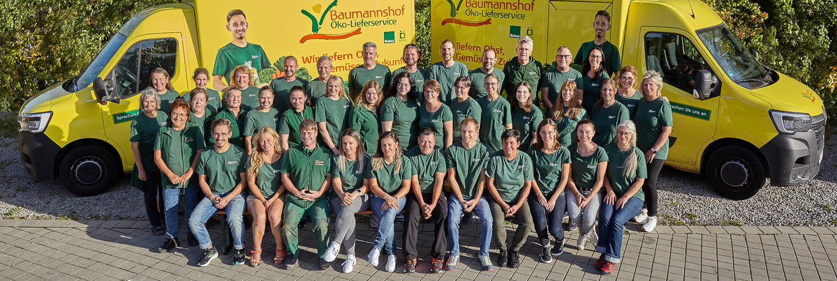 Team Baumannshof viele Bio Liebhaber und Öko Veteranen