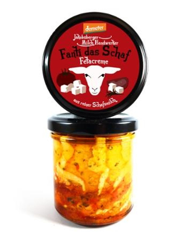 Produktfoto zu Fanti das Schaf - Fetacreme Tomate, Paprika & Knoblauch