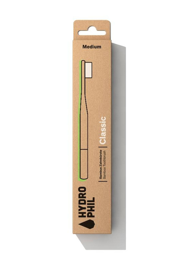 Produktfoto zu Zahnbürste Classic medium Bambus