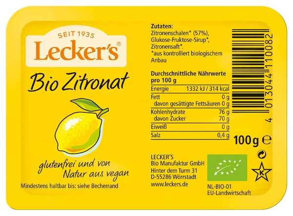 Produktfoto zu Zitronat 100g