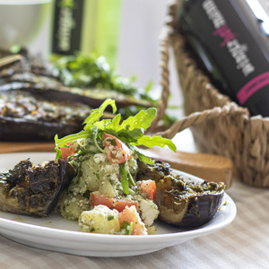 Geschmackvolle Aubergine