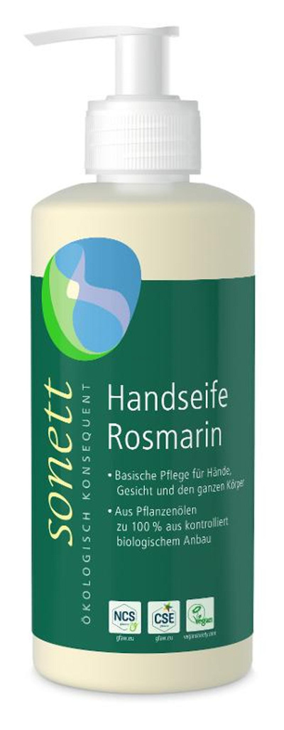 Produktfoto zu Handseife flüssig, Rosmarin, 300ml