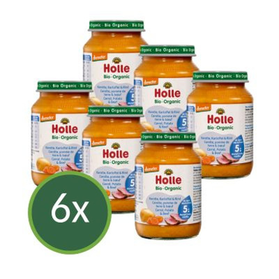 Produktfoto zu Glas Karotte, Kartoffel, Rind 6x190g