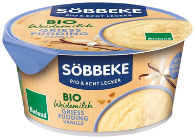 Produktfoto zu Grießpudding mit Vanille