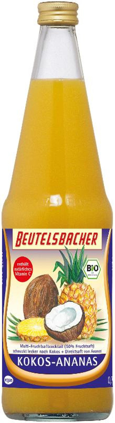Produktfoto zu KOKOS ANANAS SAFT 6x0,7l von Beutelsbacher