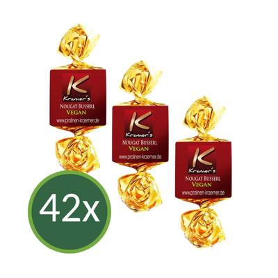 Produktfoto zu Nougat Busserl vegan 42 Stück