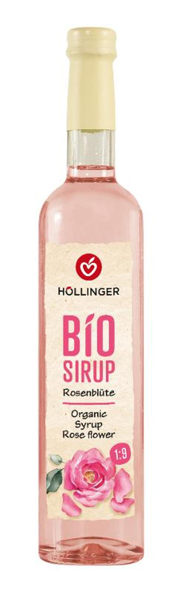 Produktfoto zu Bio Rosenblüten Sirup 0,5l