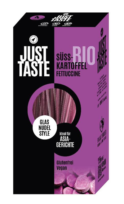 Produktfoto zu Lila Süsskartoffel Fettuccine