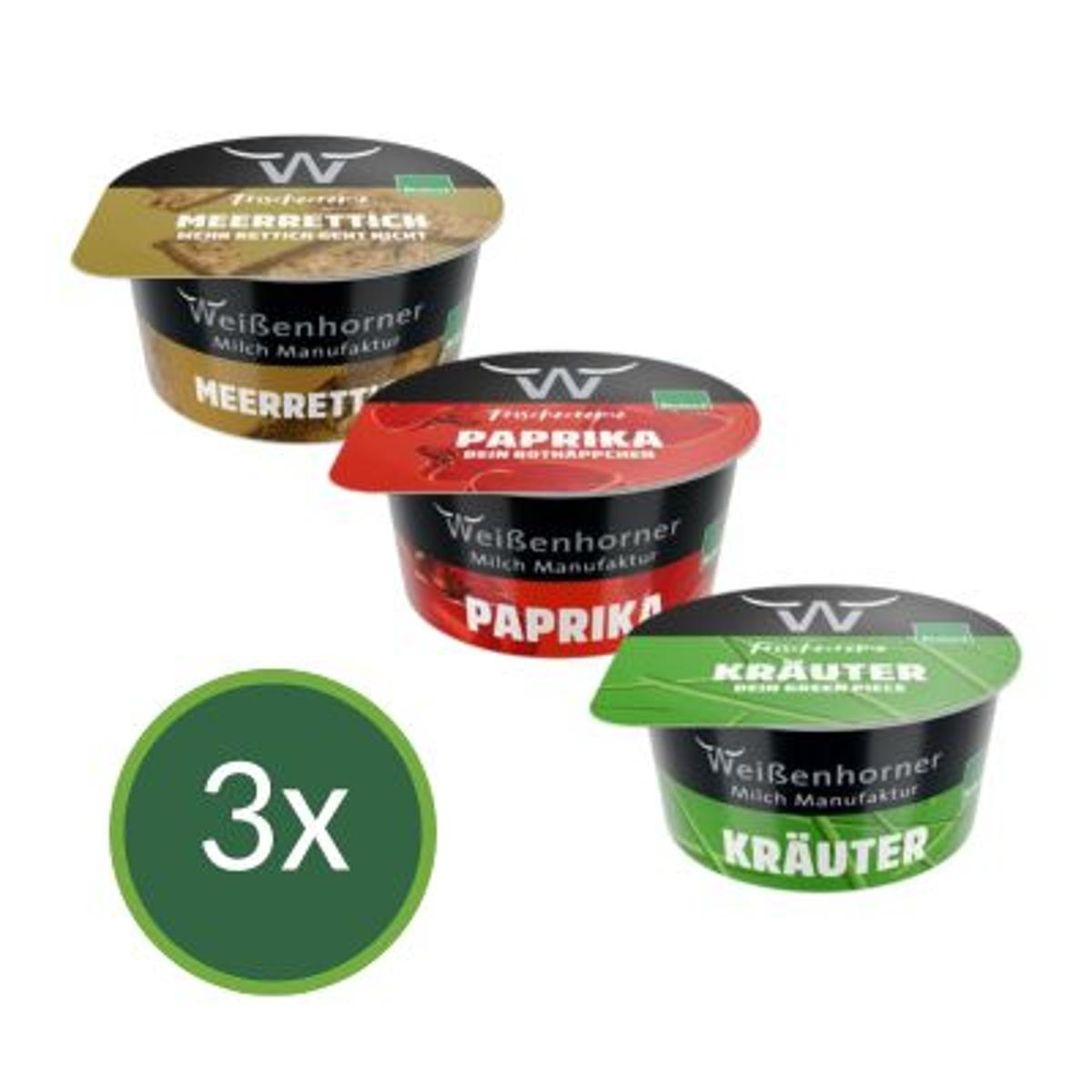 Weißenhorner Frischcreme 3er Mix