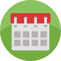 Icon Kalender und Warenkorb