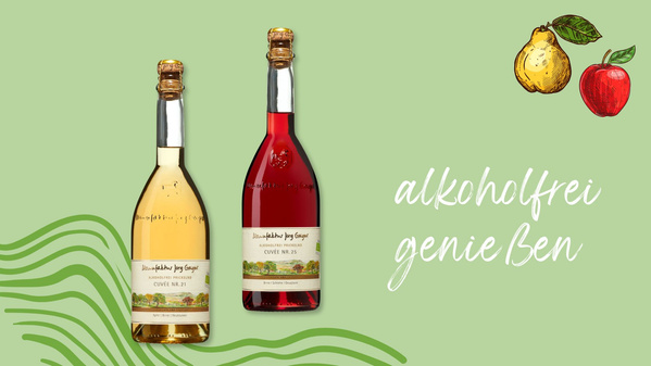 Unser Tipp: Alkoholfreie Seccos von der Manufaktur Jörg Geiger