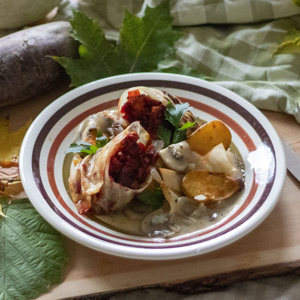 Vegane Kohlrouladen