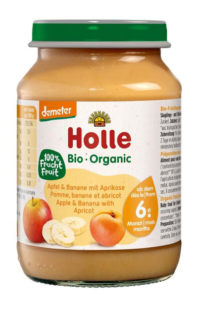 Produktfoto zu Glas Apfel-Bananen-Aprikose 190g