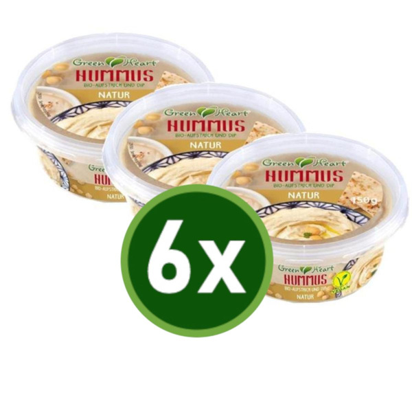 Produktfoto zu Hummus Natur 6x150g