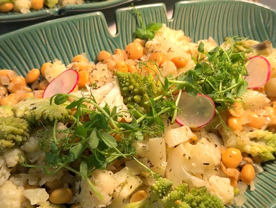 Blumenkohl Lupinos Salat