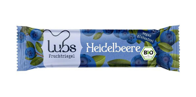 Produktfoto zu Fruchtriegel Heidelbeer gf 30