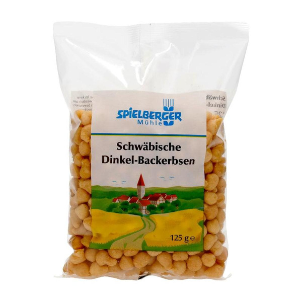 Produktfoto zu Dinkel Backerbsen 125g