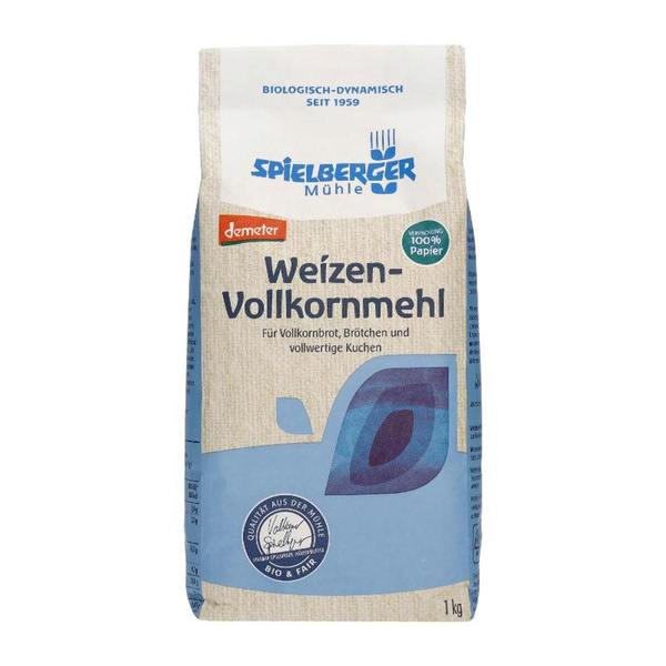 Produktfoto zu Weizenvollkornmehl 1Kg