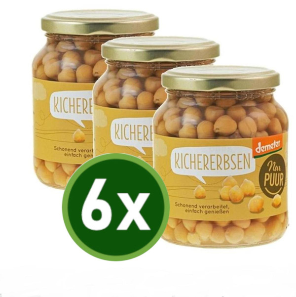 Produktfoto zu Kichererbsen 6x350g