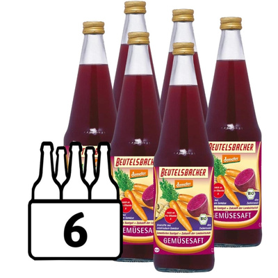 Produktfoto zu GEMÜSESAFT m.PASTINAKE 6er