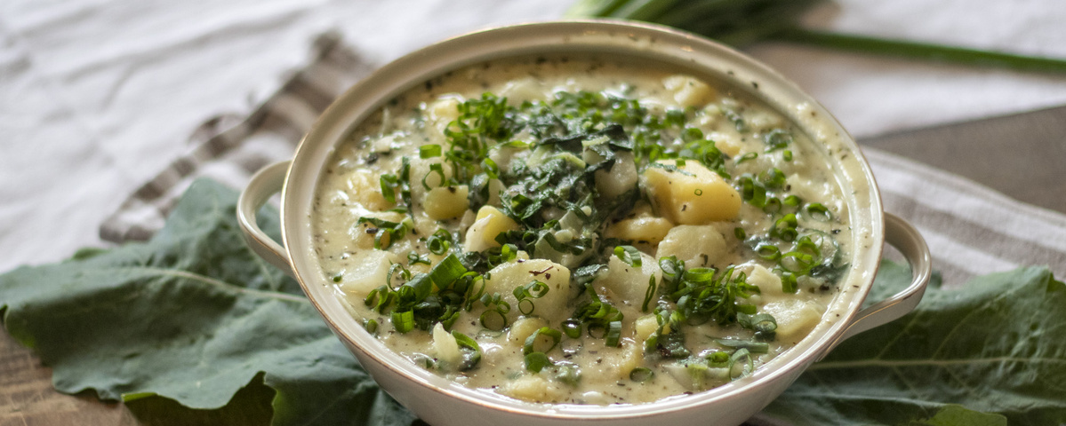 Feldgemüse One-Pot mit Mangold und Kohlrabi