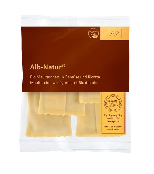 Produktfoto zu Maultaschen mit Ricotta-Gemüse 300g