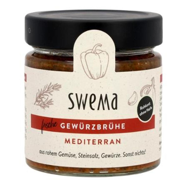 Produktfoto zu Gemüsebrühe frisch mediterran 210g Swema