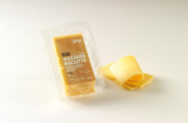 Produktfoto zu Allgäuer Heumilch Raclette in Scheiben, 300g