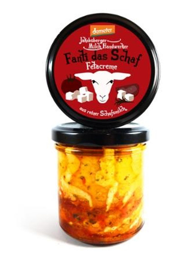 Produktfoto zu Fanti das Schaf - Fetacreme Tomate, Paprika & Knoblauch