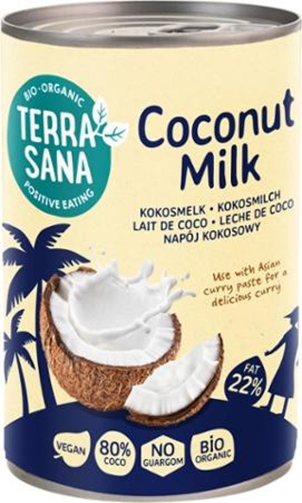 Produktfoto zu Kokosmilch Terrasana 6x400ml