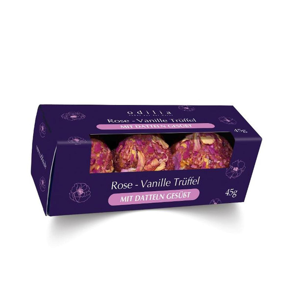 Produktfoto zu Rosa Vanille Trüffel 3er