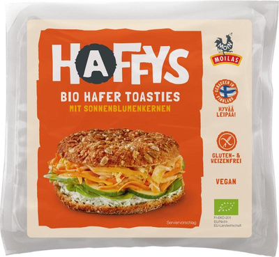 Produktfoto zu Haffys Haferbrötchen glutenfrei