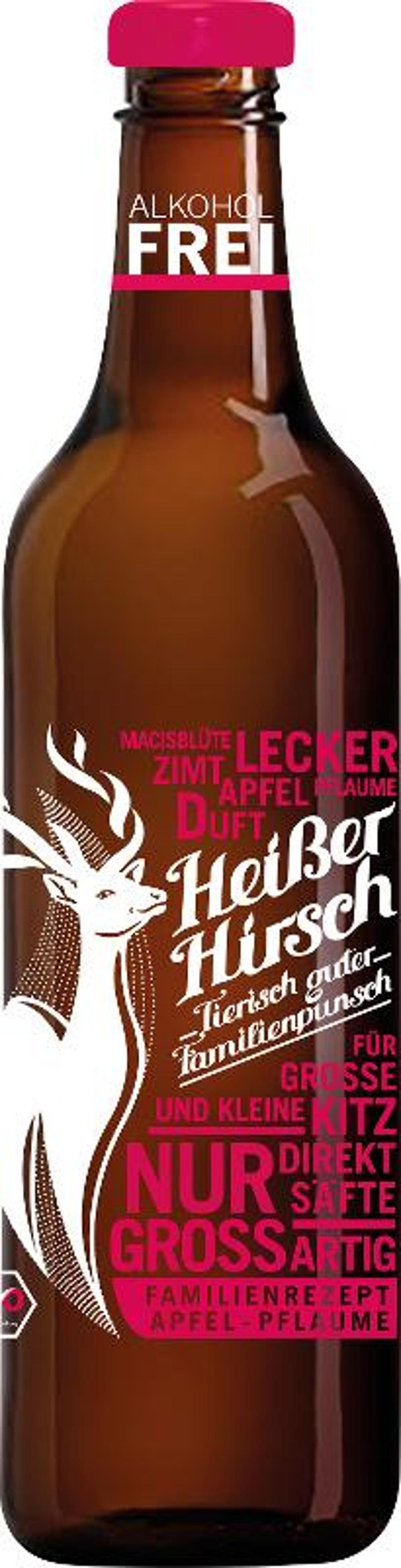 Produktfoto zu Familienpunsch Heißer Hirsch Rot 0,75l