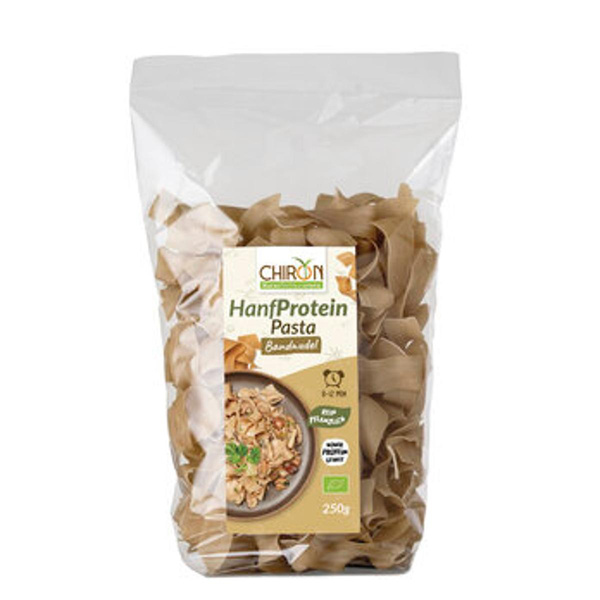 Produktfoto zu HanfProtein Pasta Bandnudel 250g