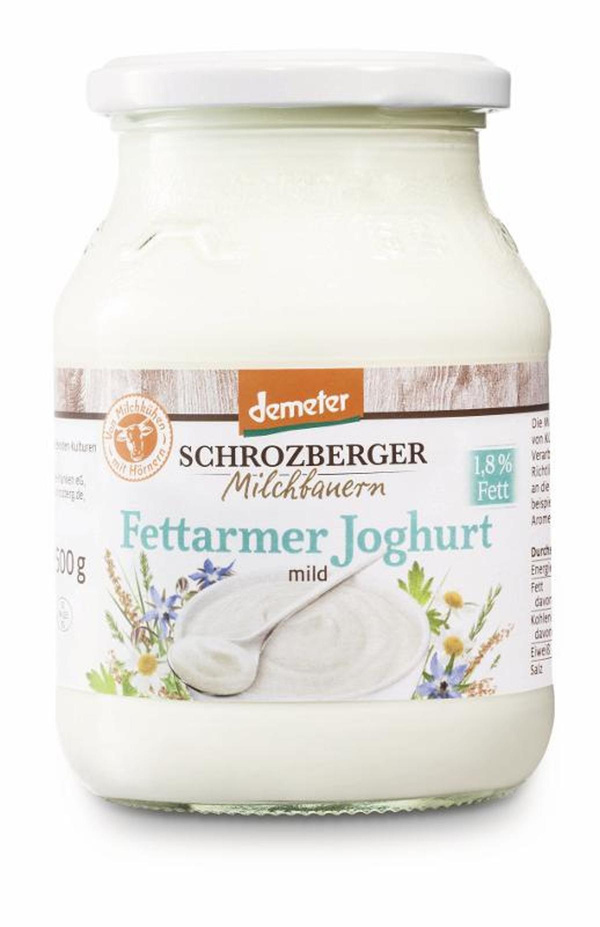 Produktfoto zu Joghurt 1,8 % Schrozberg 500g