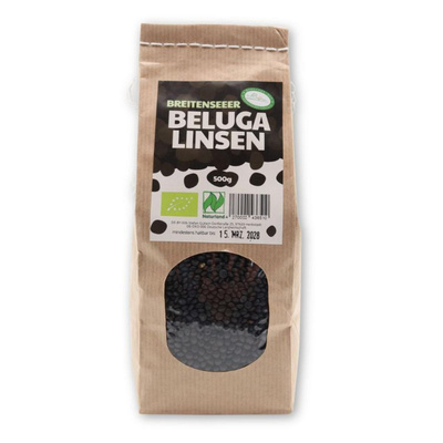Produktfoto zu Beluga Linsen regional 500g