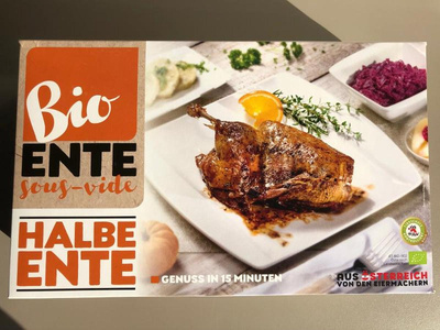 Produktfoto zu Halbe Ente Sous-Vide ca. 900g