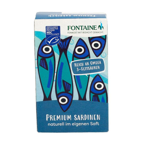 Produktfoto zu Sardinen Premium Natur 120g