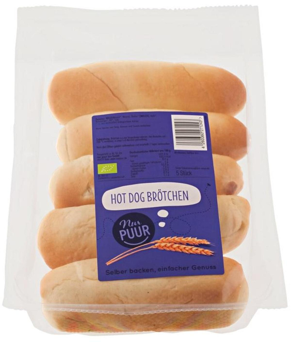 Produktfoto zu Hot Dog Brötchen 5 Stück