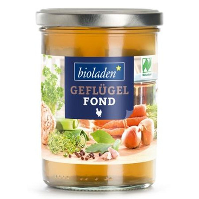 Produktfoto zu Geflügelfond 400ml Glas
