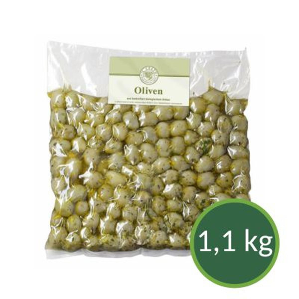 Produktfoto zu Oliven grün, mariniert 1,1kg