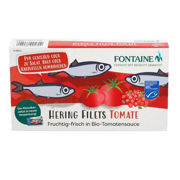 Produktfoto zu Heringsfilet in Tomatensauce 200g