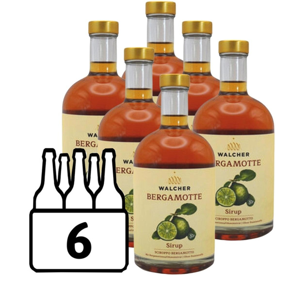 Produktfoto zu BERGAMOTTE SIRUP 6x0,5l