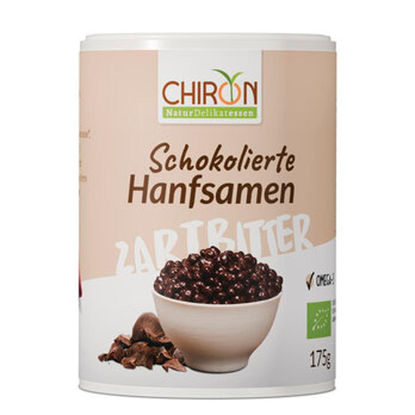 Produktfoto zu Schokolierte gebrannte Hanfsamen 175g