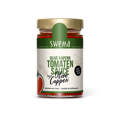 Produktfoto zu Tomatensauce Olive Kapern Swema 300g